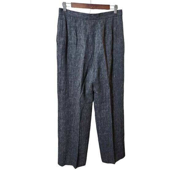 MaxMara Linen Straight Leg Pants - Picture 9 of 11